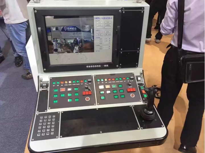 中国国际警用装备博览会展示的ORW-1遥控武器站