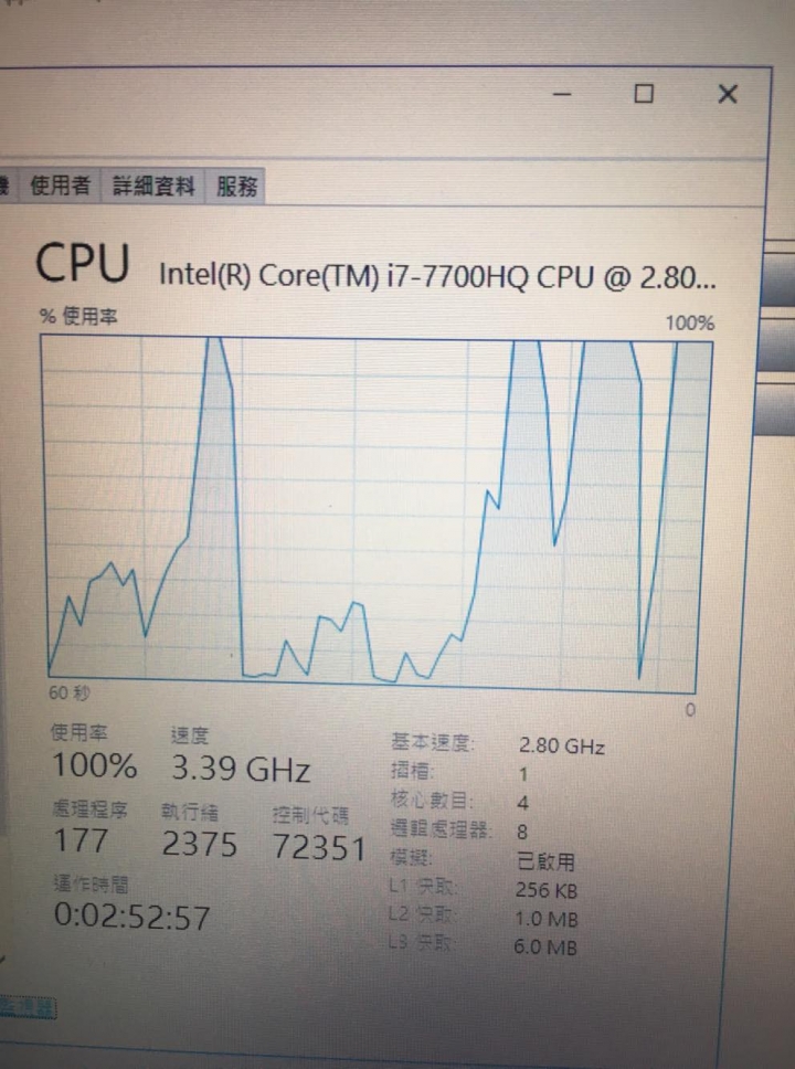 MSI筆電 CPU嚴重跳動