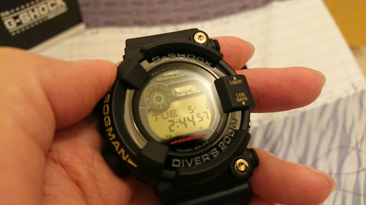 開箱 35週年 ORIGIN GOLD 二代蛙人