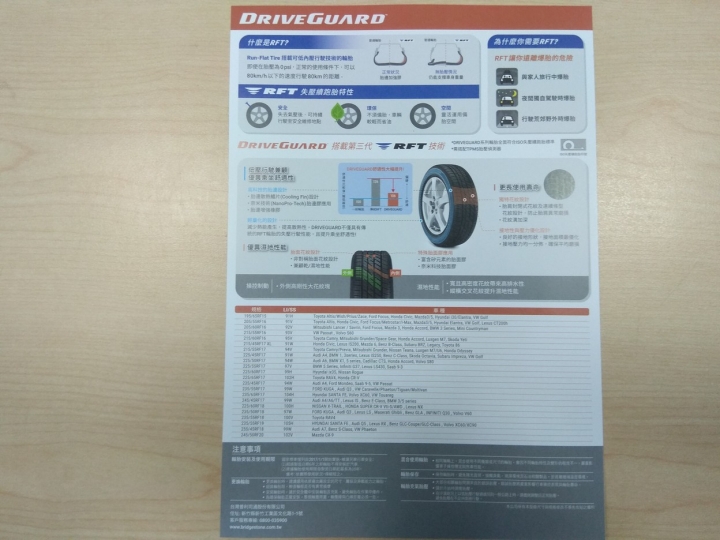 普利司通Driveguard失壓續跑胎是你的換胎首選嗎?