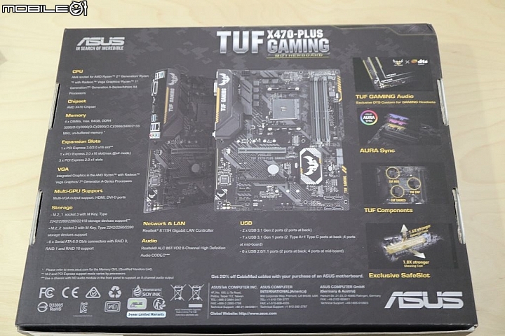 [開箱] TUF電競聯盟AMD X470-PLUS GAMING新兵上場