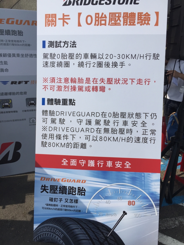 點我看大圖 ^_^ 美女需要 BodyGuard,愛車就要 DriveGuard 《體驗普利司通失壓續跑胎活動》