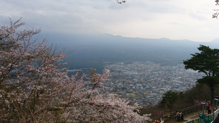 富士山河口湖天上山公園纜車