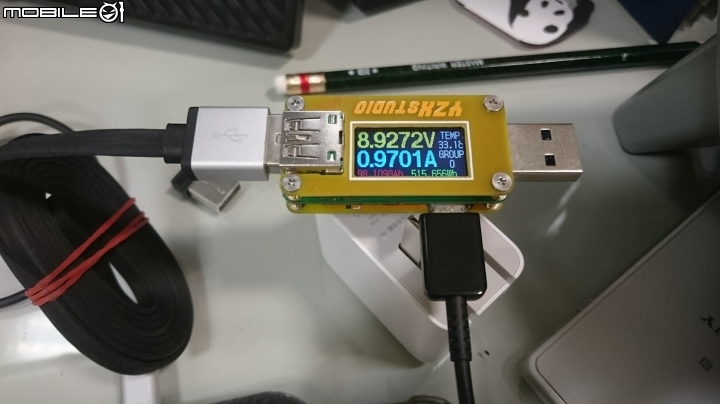 S8+ 無線充電測試