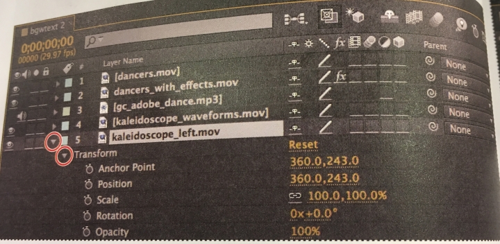After Effects 時間軸設定問題
