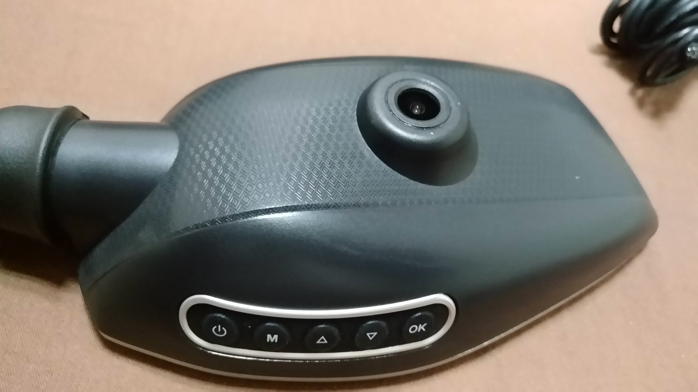 淘寶 機車用後視鏡型前後雙錄行車紀錄器 開箱