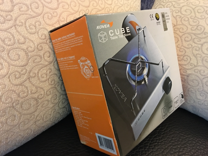 購入第二咖卡式爐 KOVEA CUBE迷你小爐開箱