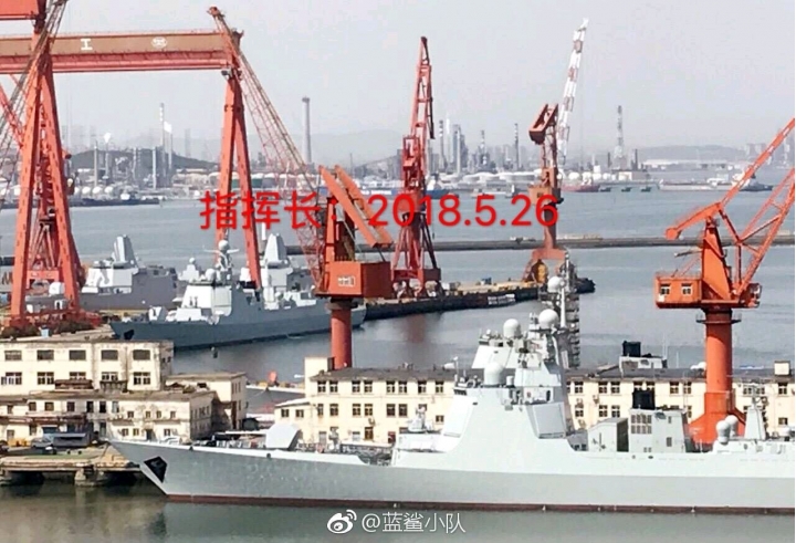 满满的都是新造的军舰啊
