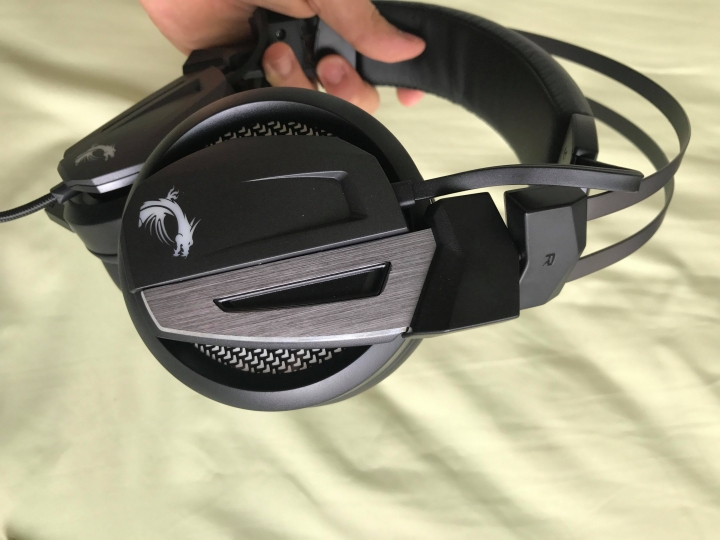 MSI Immerse GH70 電競耳機 開箱介紹