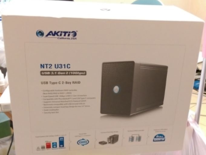 [圖頗多]AKiTiO NT2鐵甲武士+Seagate IronWolf那嘶狼2TB*2 開箱測試