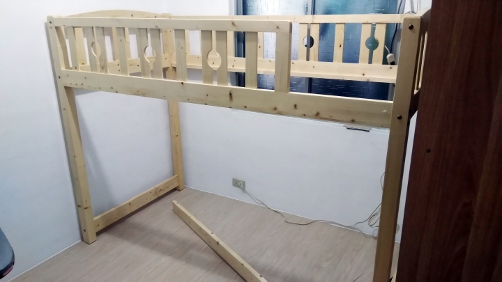 《開箱》兒童半高床-淘寶購物