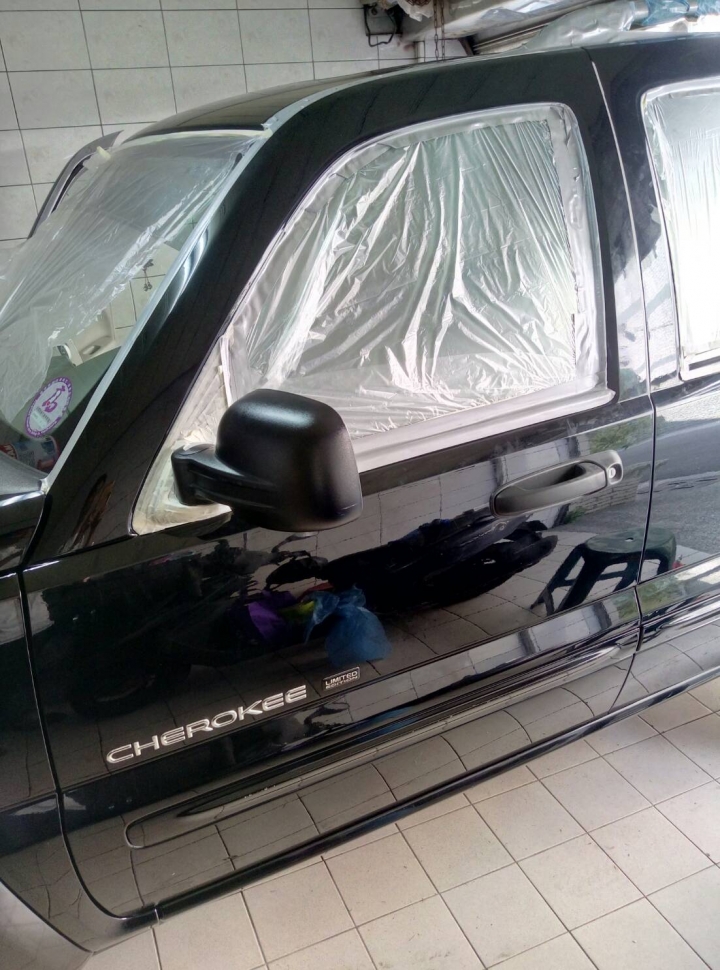 DIY 老車翻新 全車噴膜
