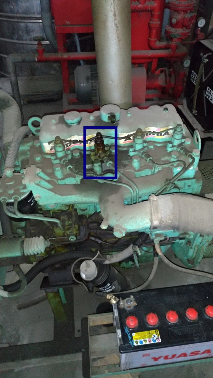 發電機引擎噴油？