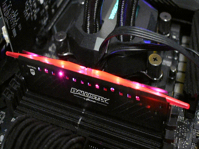 美光 Ballistix Tactical Tracer RGB DDR4-3000記憶體 輕測試!!