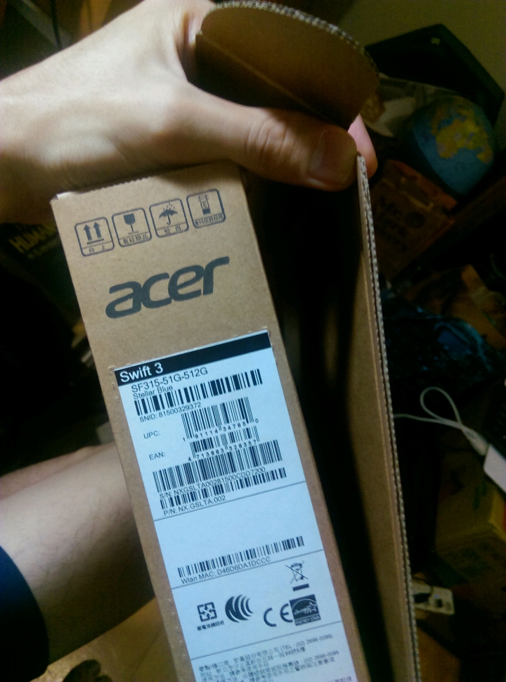 剛買Acer Swift 3 設定方面