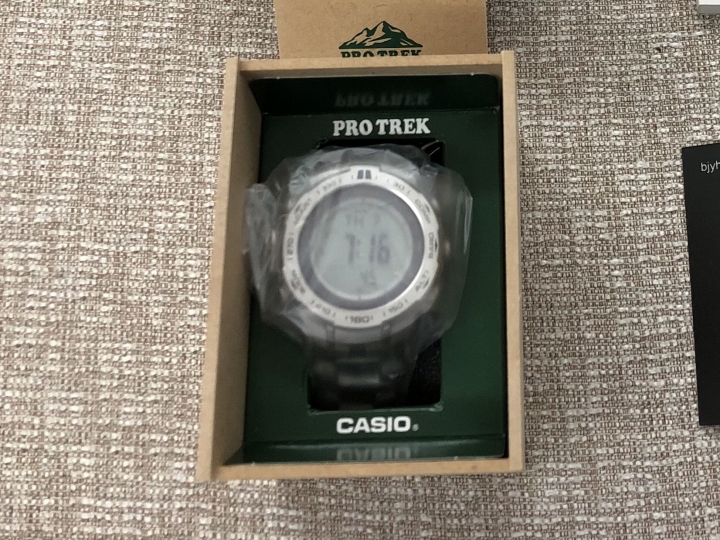 Casio PRO TREK 鈦合金PRW-3100T-7開箱