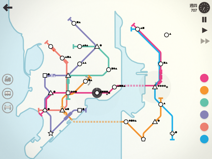 Mini Metro 迷你地鐵 遊戲介紹與心得