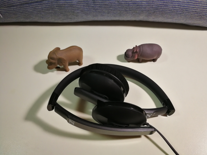 (不專業開箱) Sennheiser HD 2.20S 折疊式有線耳麥耳機