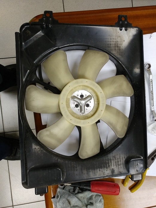 Civic 8 DIY 冷氣散熱風扇 馬達更換.