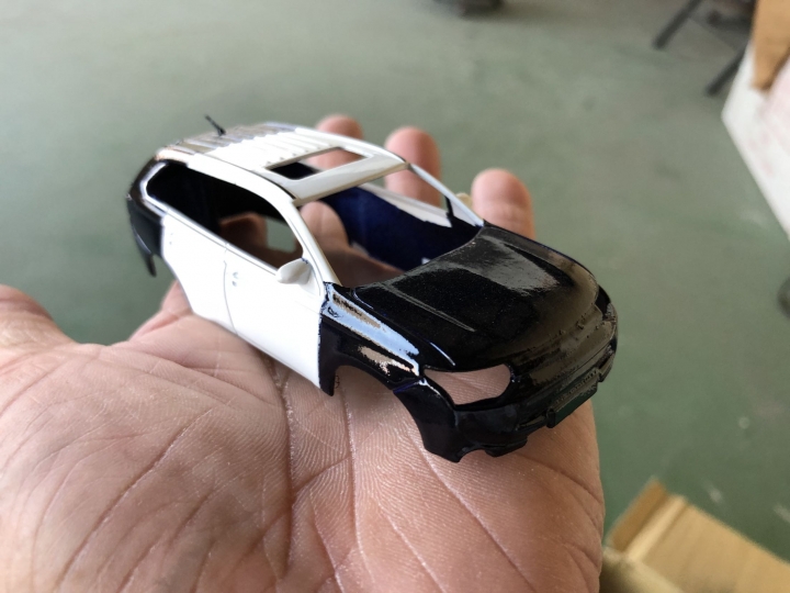 1:43 奧蘭德改裝中市警保大特勤中隊巡邏車