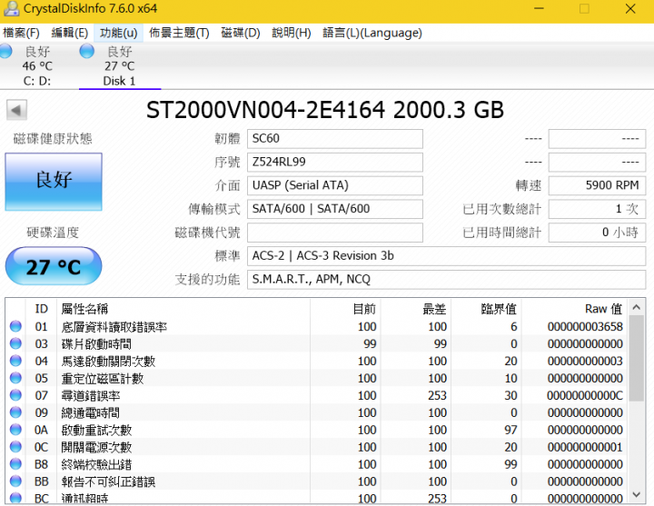 [圖頗多]AKiTiO NT2鐵甲武士+Seagate IronWolf那嘶狼2TB*2 開箱測試