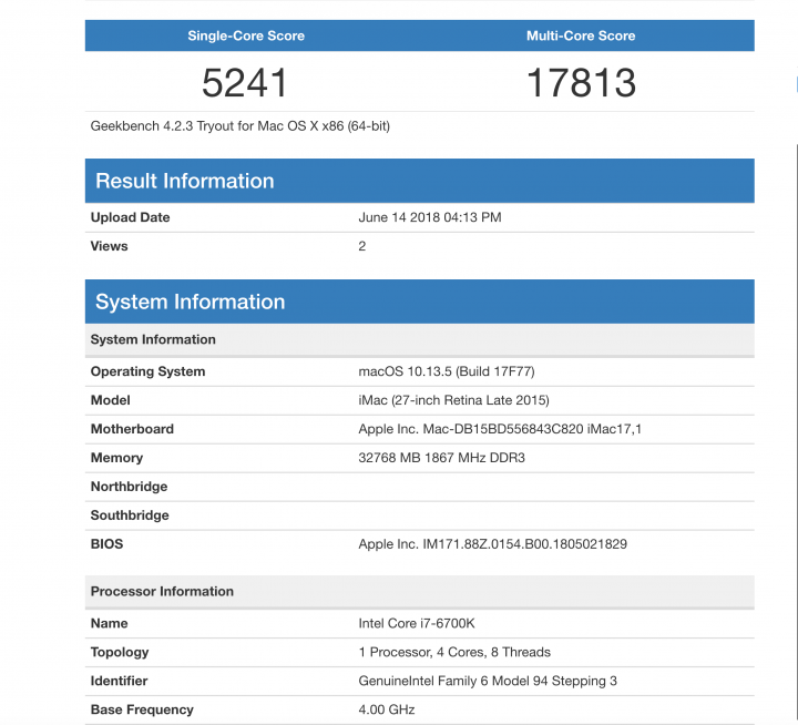 iMac Retina 5K 27吋 升級CPU+RAM+SSD