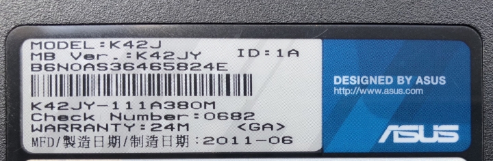 華碩筆電風扇更換請教