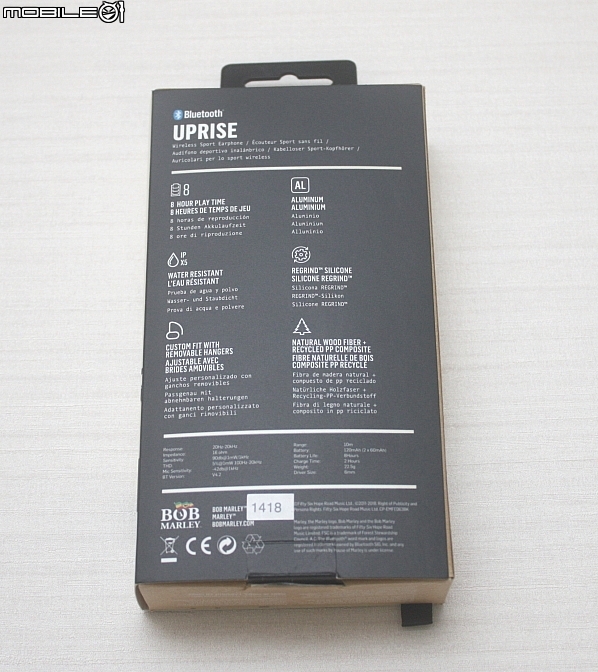 House of Marley Uprise 藍牙運動耳機實測開箱分享
