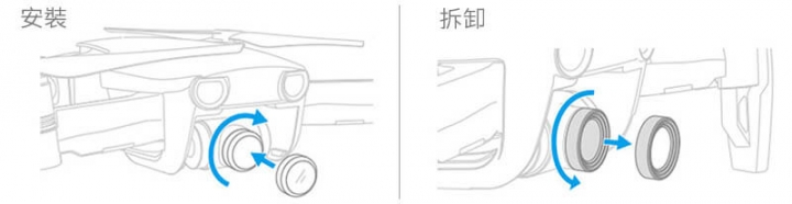 求助：DJI Mavic Air 鏡頭扣環旋不開。