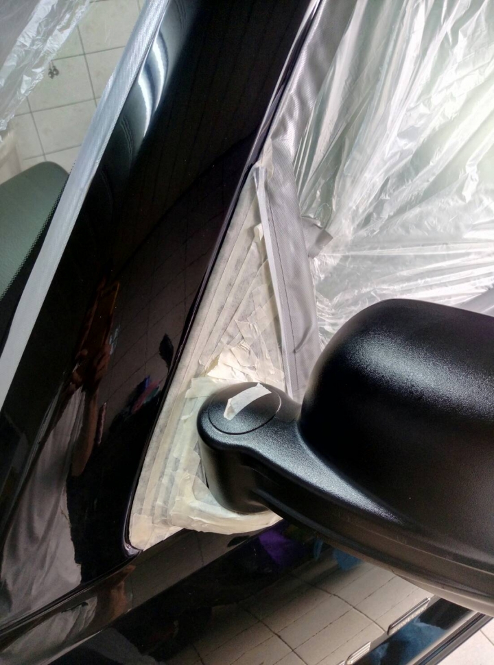 DIY 老車翻新 全車噴膜
