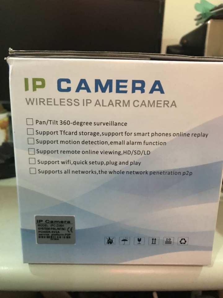 IP CAMERA ip?