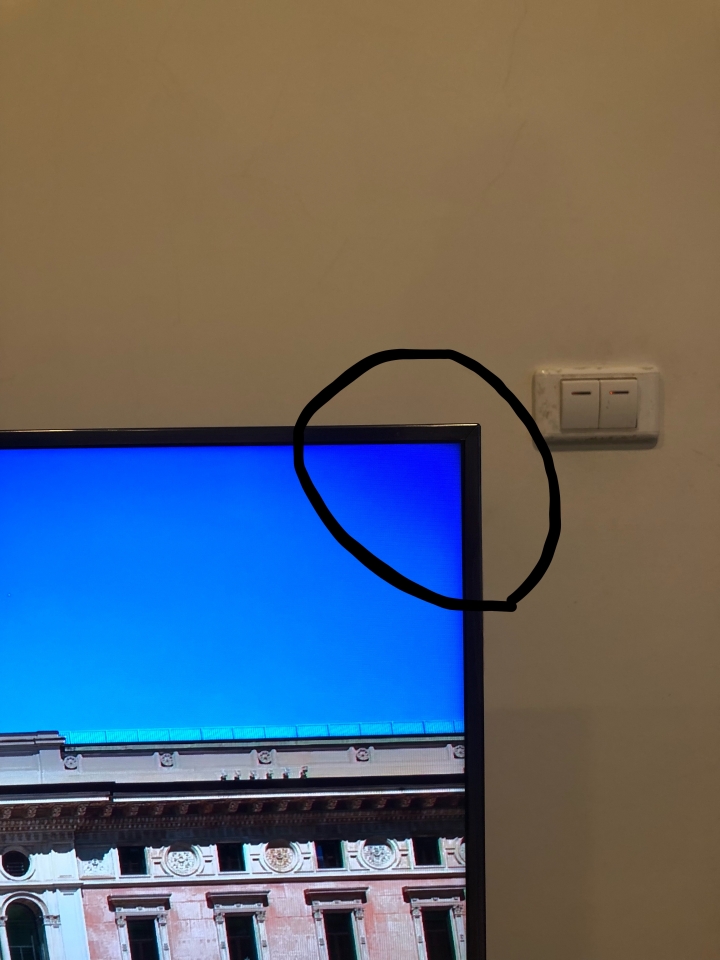 Sony 55X9000F問題（四邊有暗角）