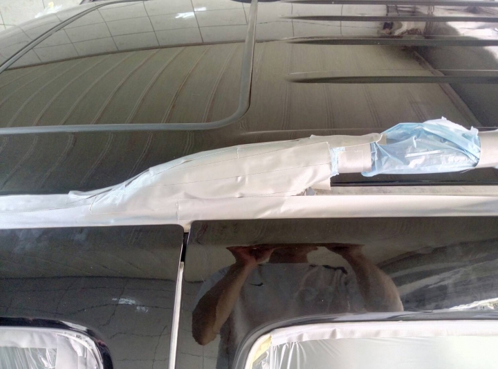 DIY 老車翻新 全車噴膜