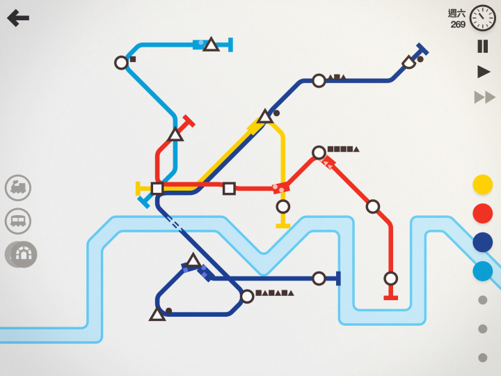 Mini Metro 迷你地鐵 遊戲介紹與心得