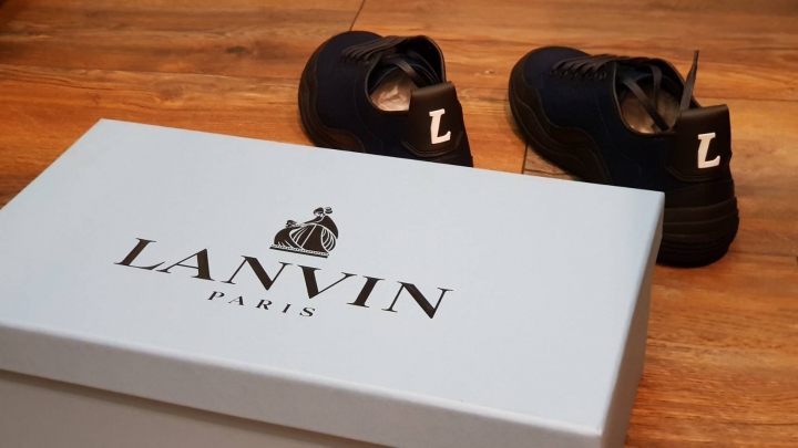 Lanvin 潛水布運動鞋 簡單開箱