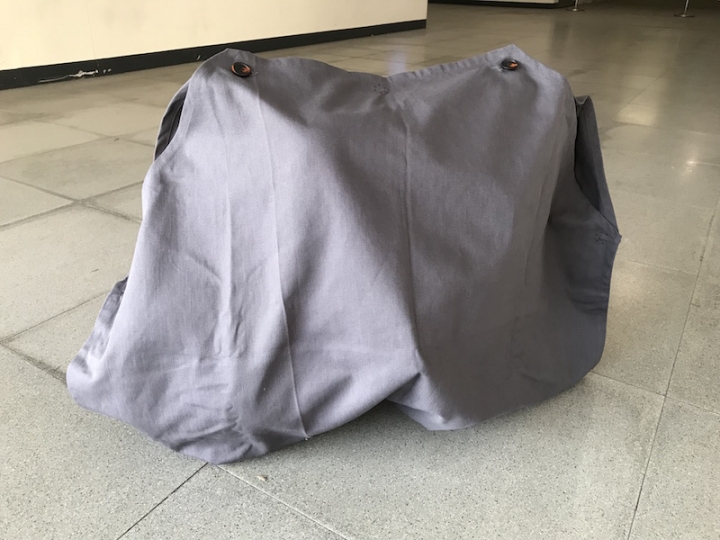 帶小折出國！自製攜車袋+收納束帶