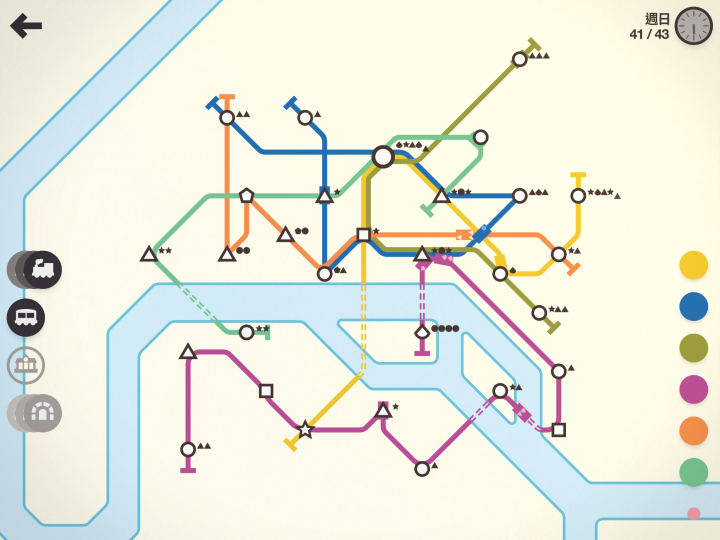 Mini Metro 迷你地鐵 遊戲介紹與心得