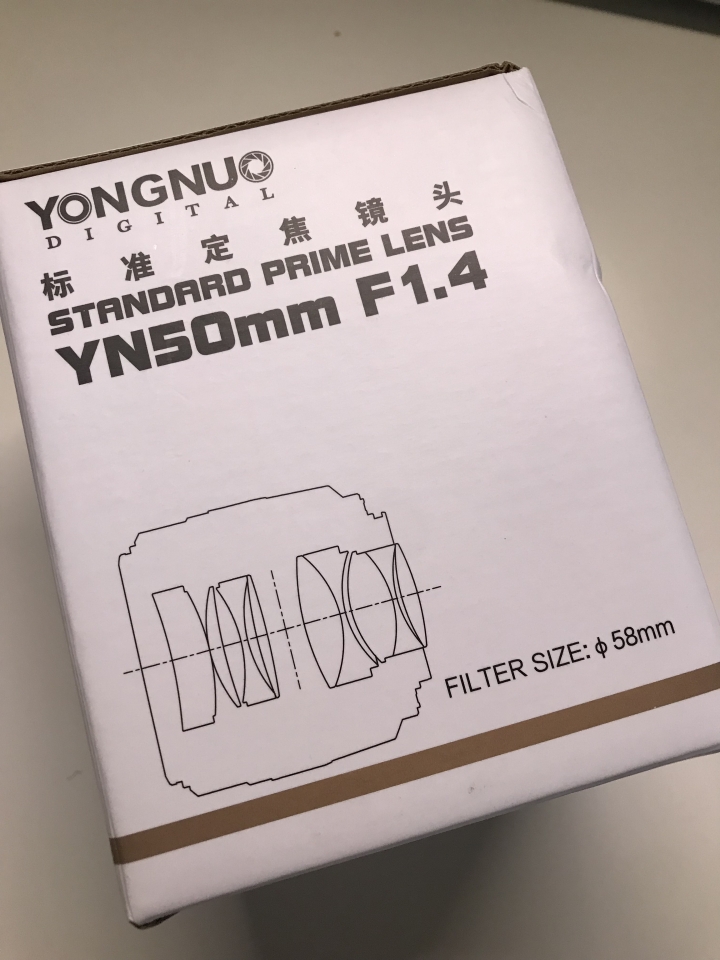 YONGNUO 50mm f/1.4 II二代開箱測試