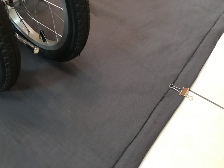 帶小折出國！自製攜車袋+收納束帶