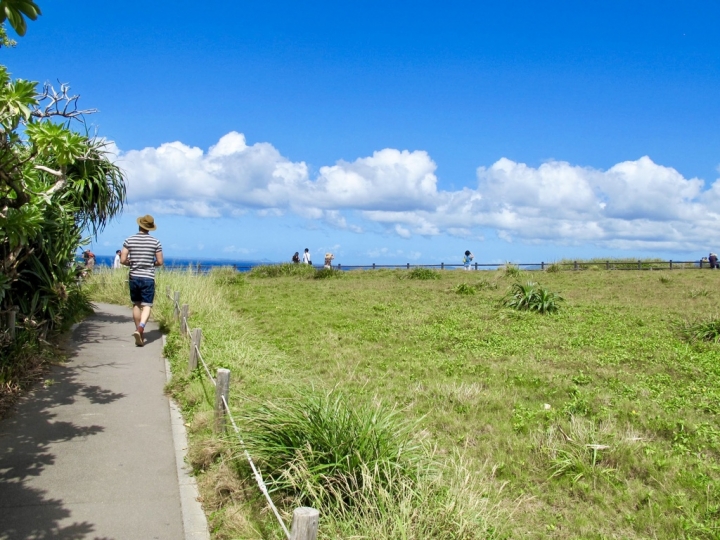【Okinawa．走跳】人氣景點萬座毛象鼻岩、殘波岬與沖繩島料理花笠食堂