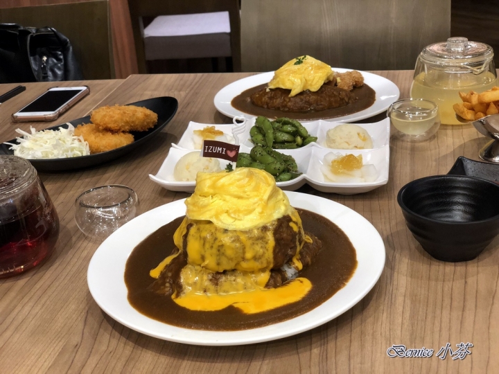 Izumi Curry(微風本館店)/大阪來的超重量12盎司歐姆起司咖哩飯/神燈薯條/(捷運復興站)