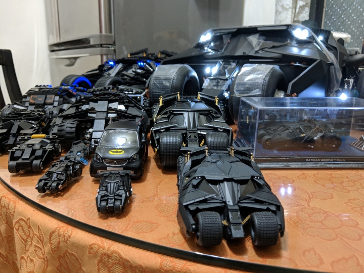 【分享】慶祝蝙蝠俠黑暗騎士10週年，batmobile(tumbler)與batpod個人收藏
