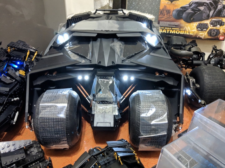 【分享】慶祝蝙蝠俠黑暗騎士10週年，batmobile(tumbler)與batpod個人收藏