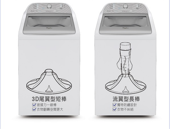 惠而浦直立式洗衣機WTW5000DW