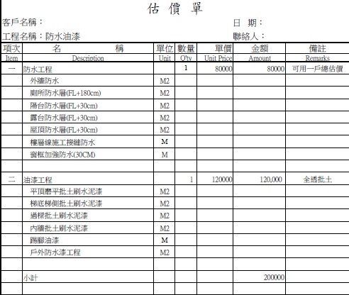 [請問] 請問老屋增建的工程報價