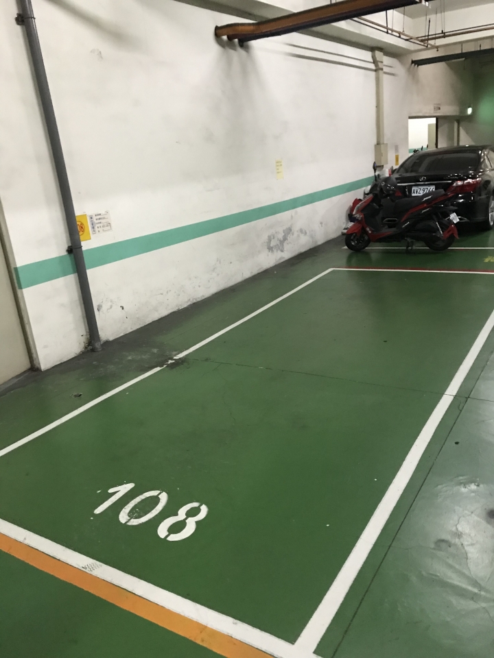 大樓地下平面大車位