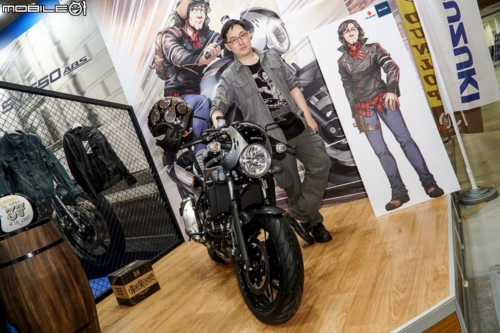 【五股重機展】SUZUKI 台鈴機車跨界登場！動漫人物首次代言！