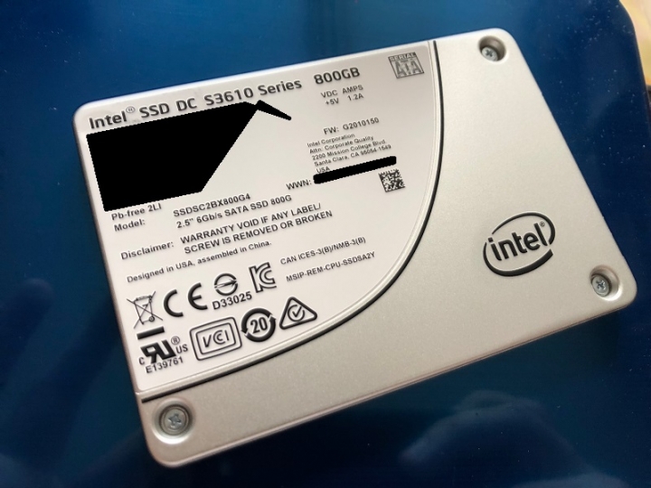 【開箱】Intel®數據中心級 SSD DC S3610 800GB