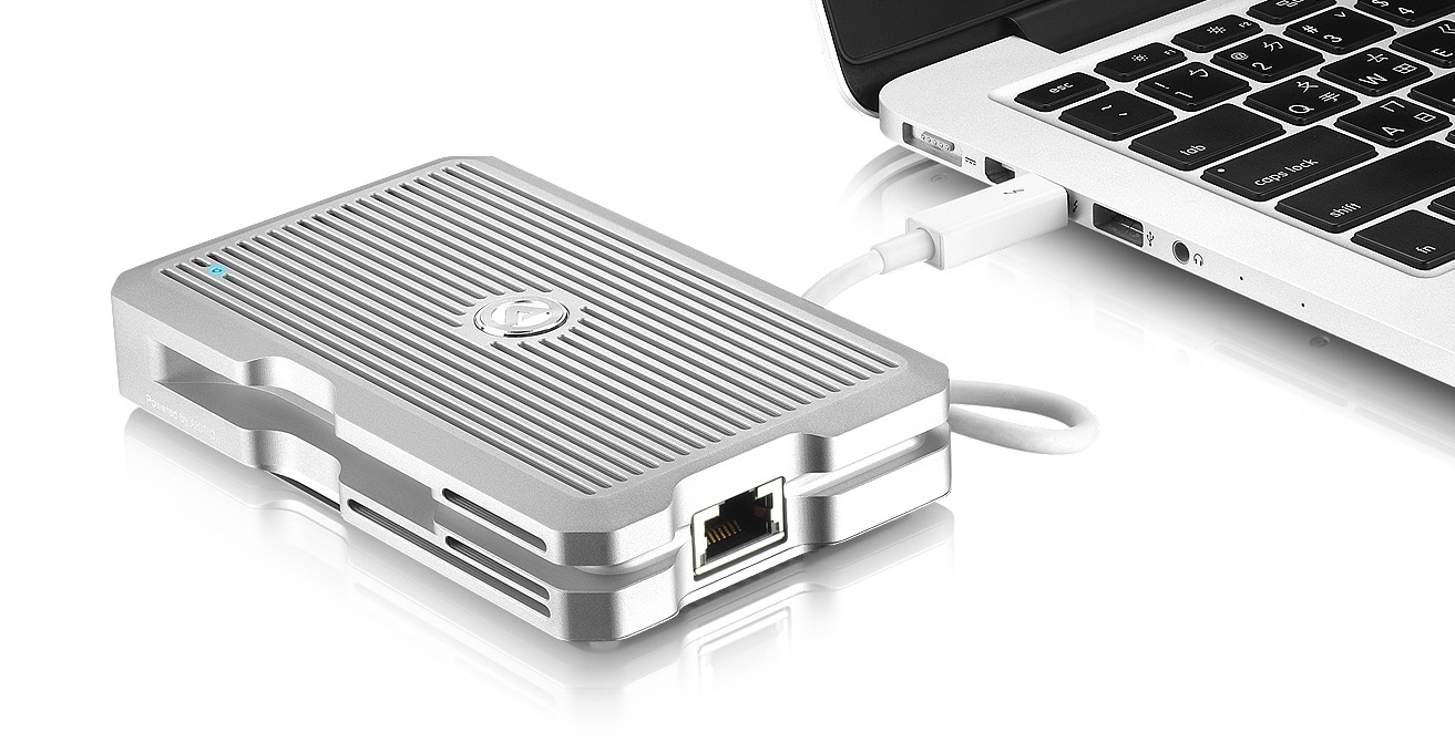 下個世代的網路速度！AKiTiO 雷霆3 10G 乙太網路轉換器(AKiTiO Thunder3 10G Network Adapter)