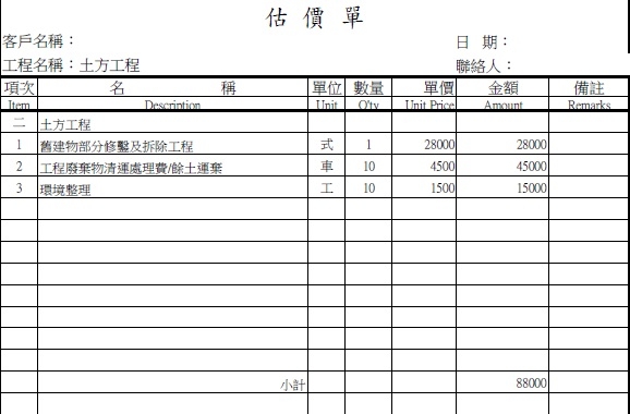 [請問] 請問老屋增建的工程報價